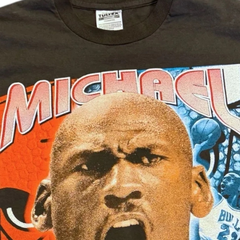 Michael Jordan Bulls 1996 Modern Boot Graphic T-Shirt - Black Size XL - Picture 4 of 5